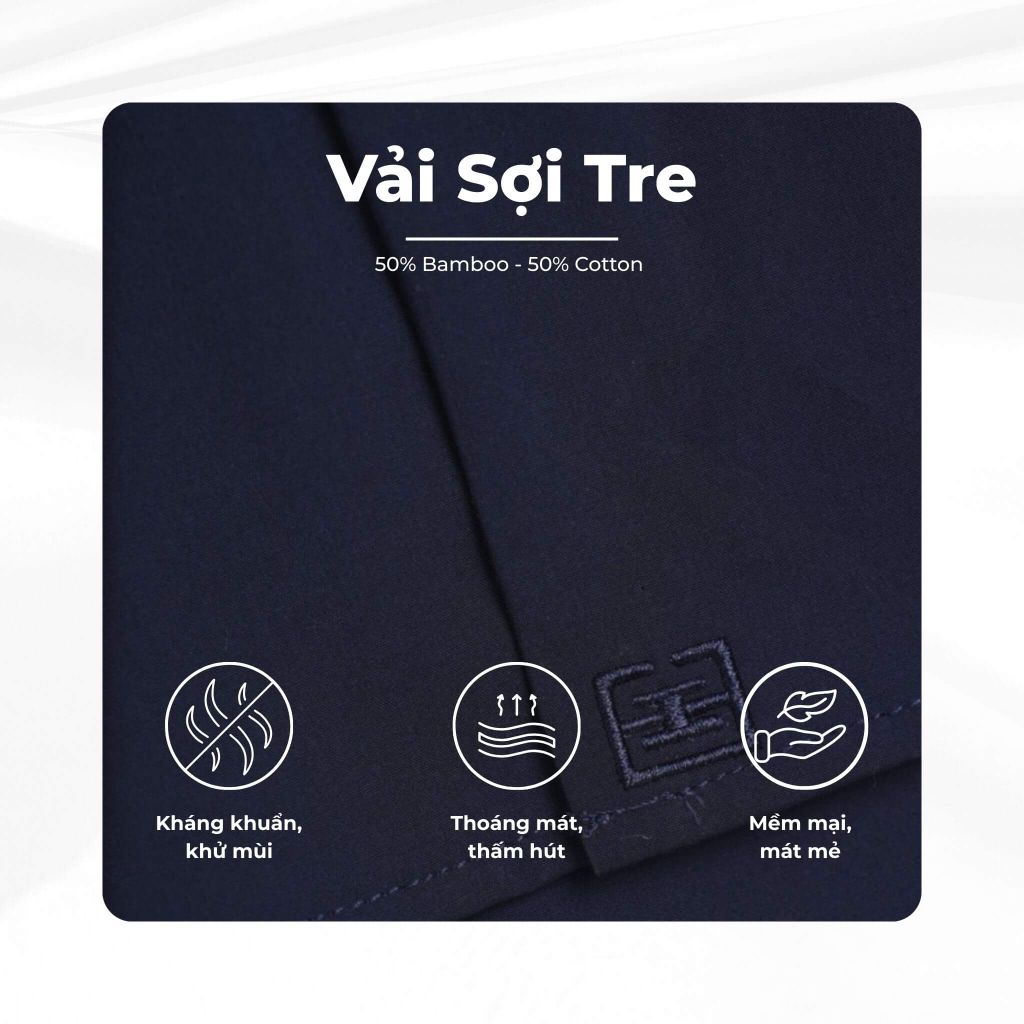 mô tả vải áo sơ mi bamboo riviera