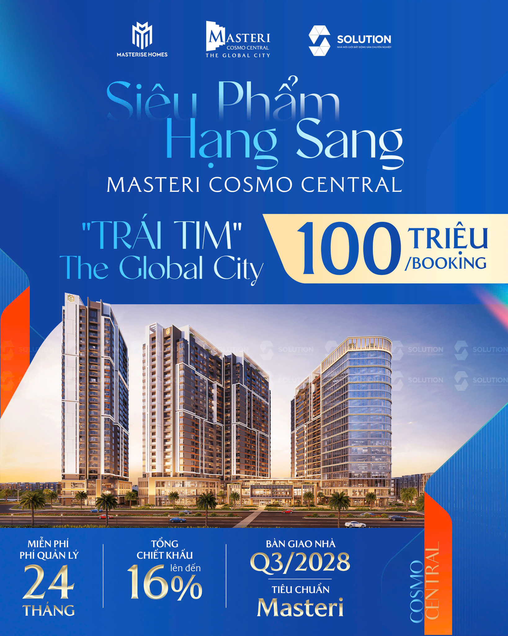 Booking Căn Hộ View Nhạc Nước Masteri Cosmo Central