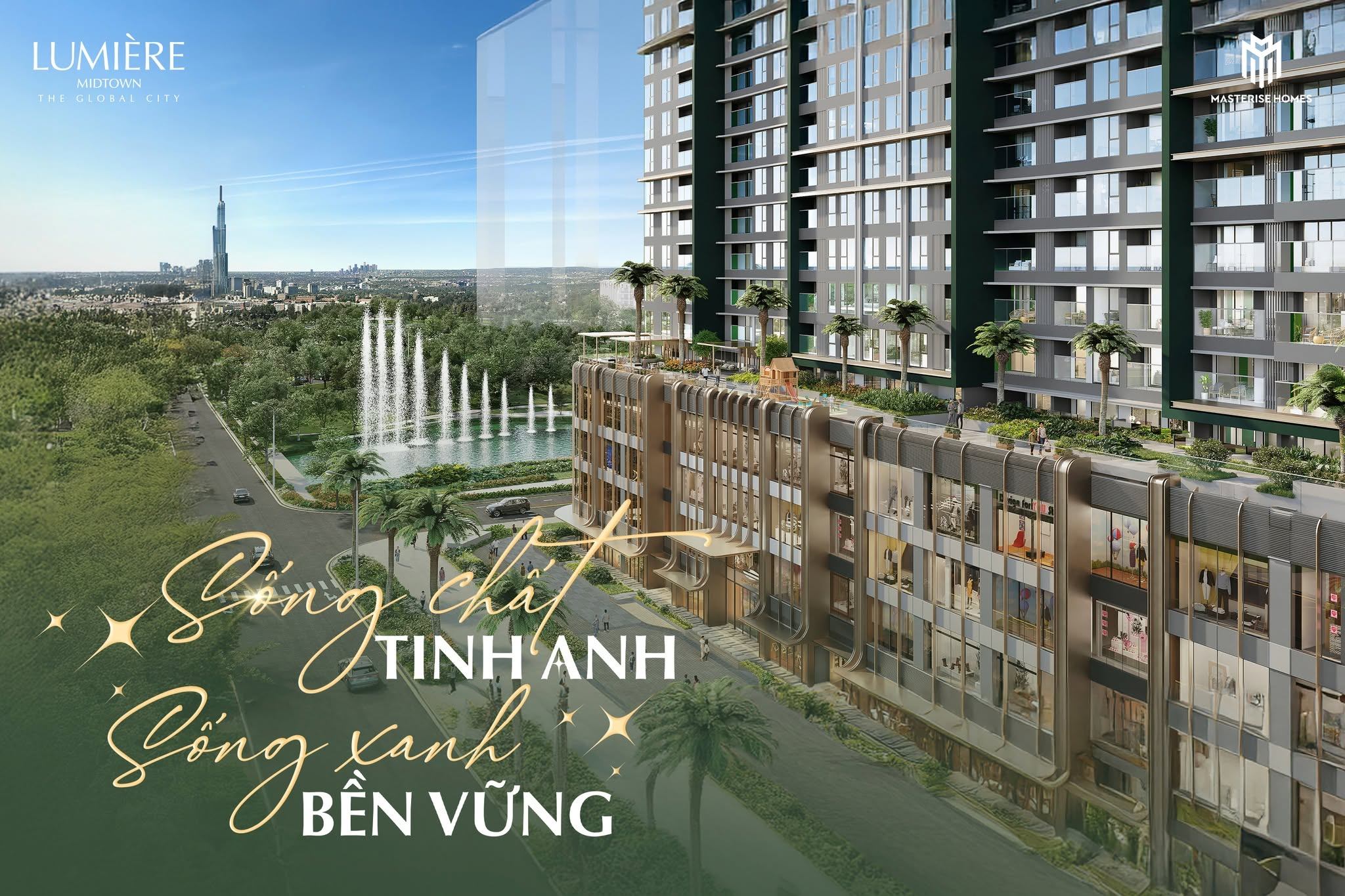 Giỏ hàng chuyển nhượng giá tốt, căn hộ hạng sang tại Lumière Midtown mang đến trải nghiệm sống chuẩn quốc tế, vỗ về mọi cảm xúc của gia chủ tinh anh