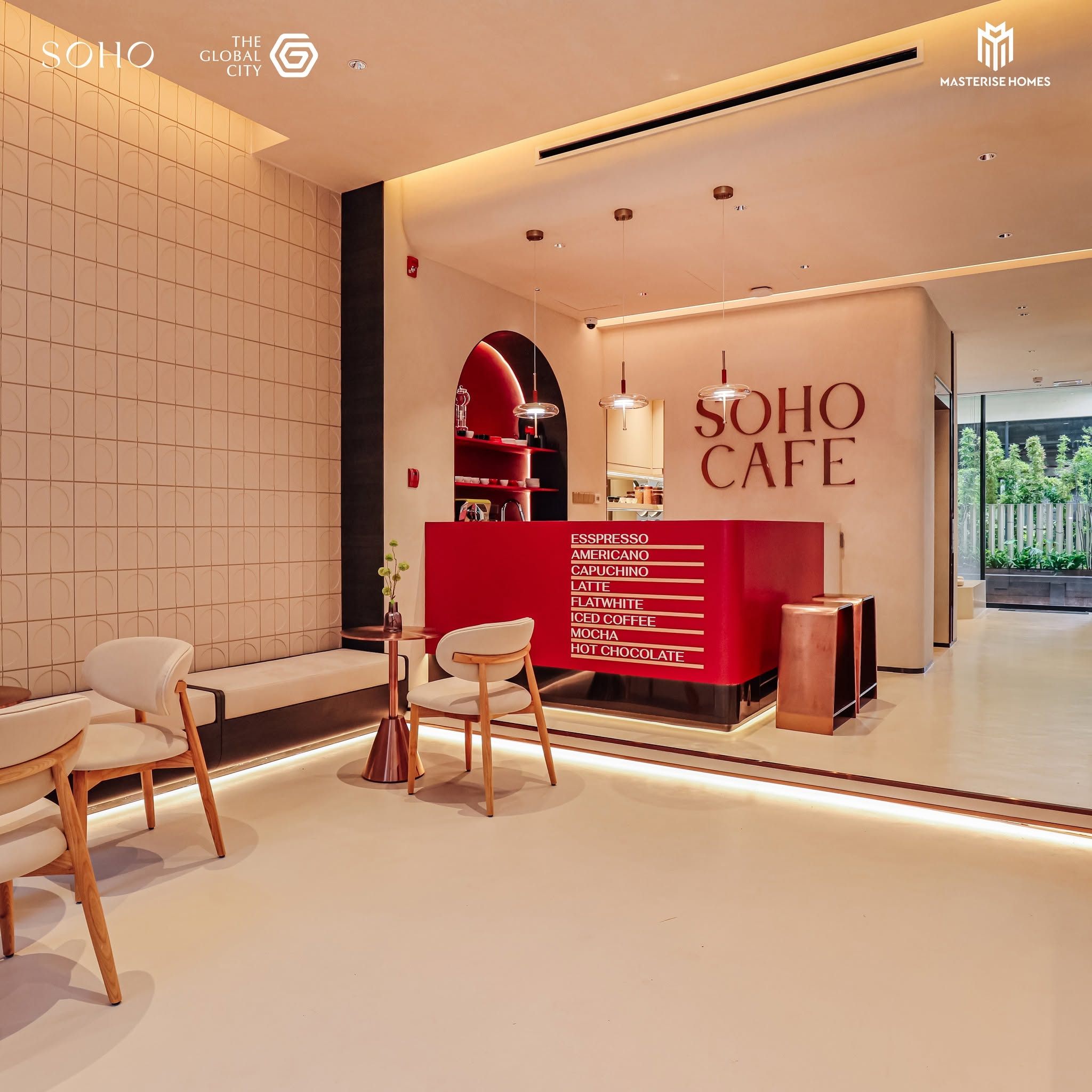 Không gian trải nghiệm SOHO Social Club tại The Global City mở cửa từ 9h đến 18h mỗi ngày