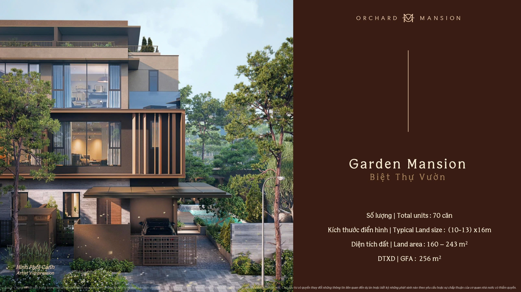 Biệt thự vườn Orchard Mansion