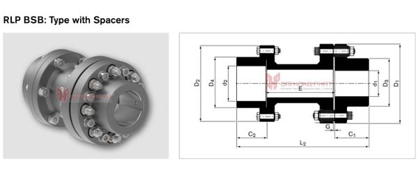 technical-drawing-of-pin-and-bush-couplings-rlp-bsb