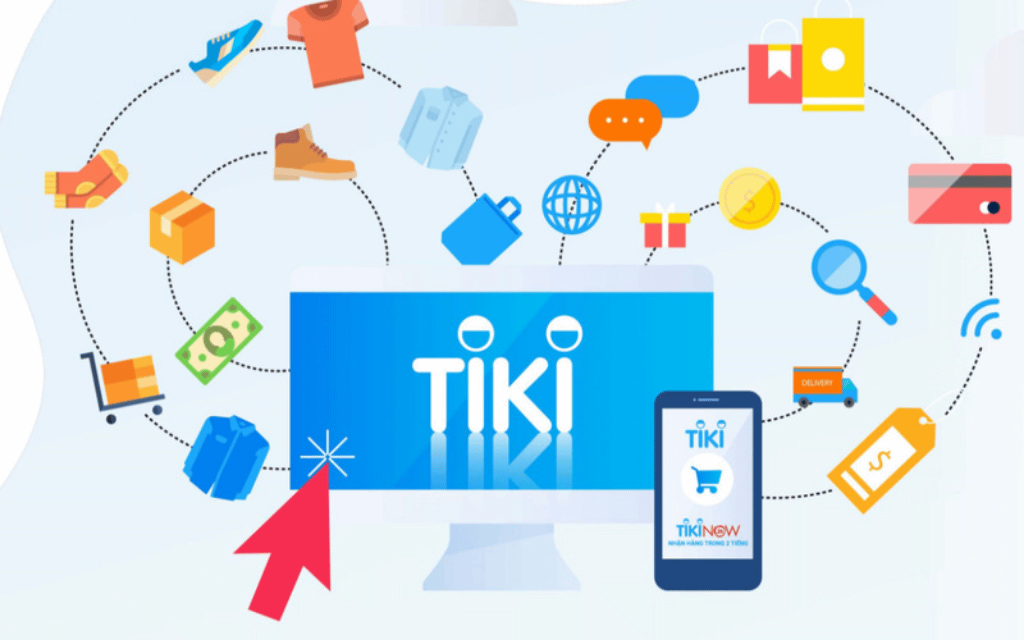 Ứng dụng Tiki hỗ trợ bán hàng online