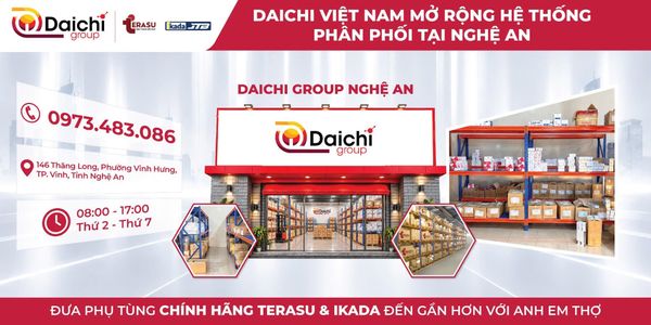 chi nhánh phụ tùng xe máy DaichiGroup tại Nghệ An