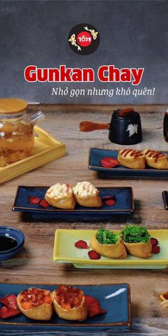 GUNKAN CHAY TOJY – NHỎ GỌN NHƯNG KHÓ QUÊN