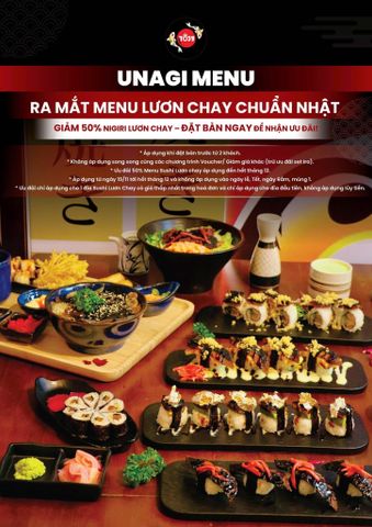 🌟 Unagi Chay - Tinh Hoa Nhật Bản Chạm Đến Đỉnh Cao Mới!