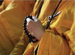 chuỗi 108 hạt, chuỗi gỗ dâu rừng, chuỗi trừ tà, tràng hạt, vu lan