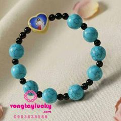vòng tay handmade, vòng tay ngũ sắc, chỉ đỏ may mắn, quà tặng 1/6