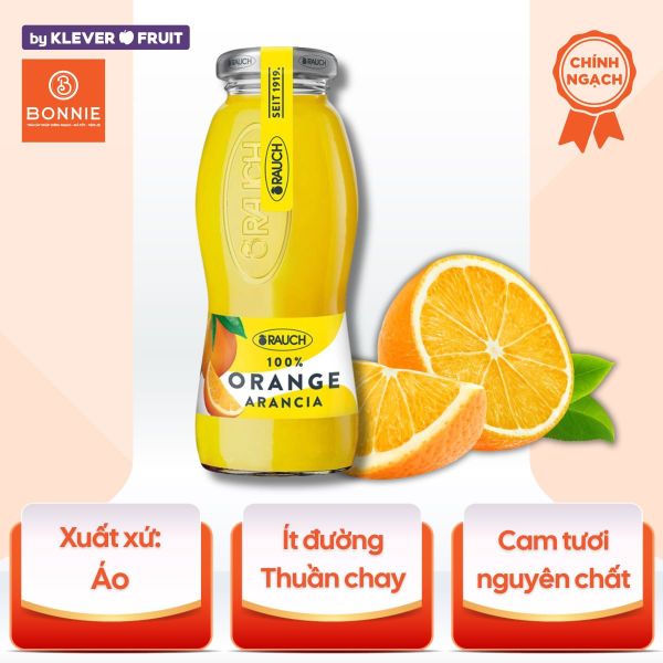 Nước Ép Cam RAUCH – Khởi Đầu Ngày Mới Đầy Năng Lượng