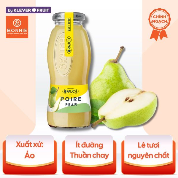 Nước Ép Lê Nectar RAUCH – Thanh Khiết Và Tinh Tế