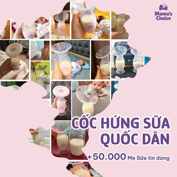 Cốc hứng sữa được hàng ngàn Mẹ bỉm tin dùng