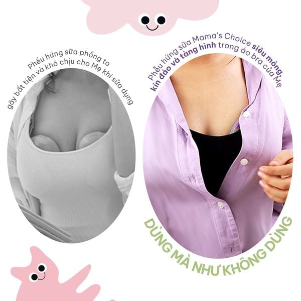 Thoải mái như không cùng Phễu hứng sữa