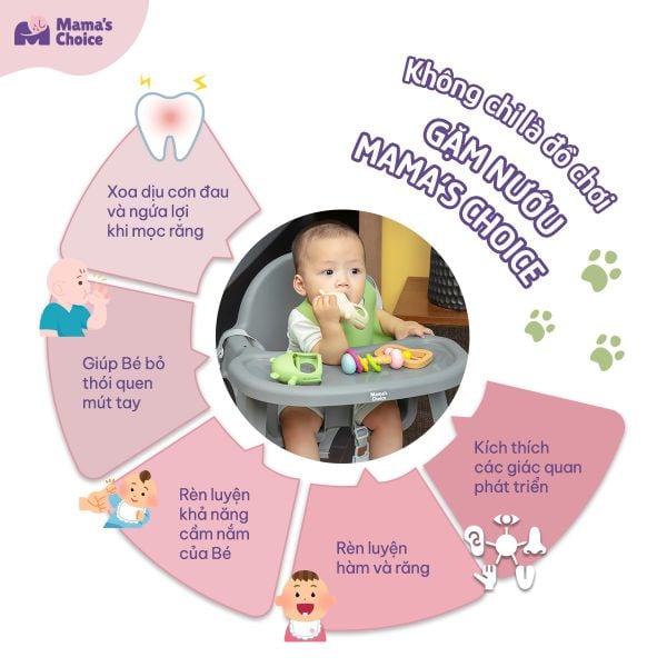 Gặm nướu Mama’s Choice không chỉ là đồ chơi