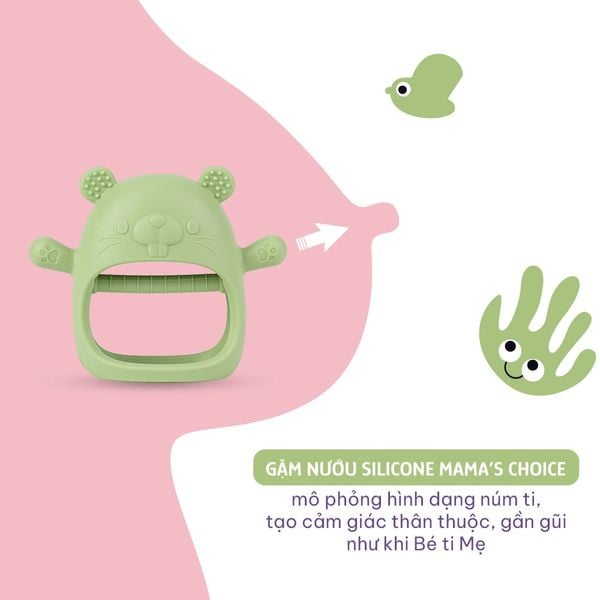 Gặm nướu Mama’s Choice mô phỏng núm ti mẹ