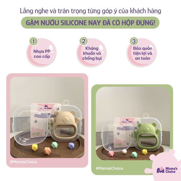 Gặm nướu Mama’s Choice nay đã có hộp đựng