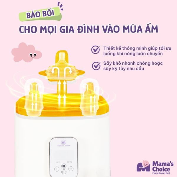 Máy tiệt trùng thông minh tối ưu luồng khí luân chuyển