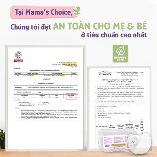 Núm trợ ti đạt chuẩn an toàn quốc tế