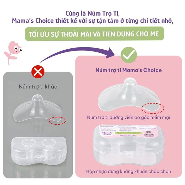 Núm trợ ti Mama’s Choice tinh tế đến từng chi tiết nhỏ