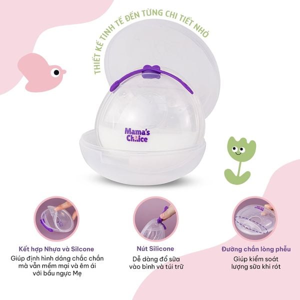 Phễu hứng tinh tế đến từng chi tiết nhỏ