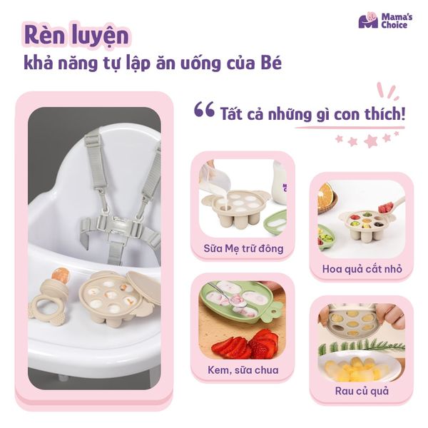 Rèn luyện cho bé khả năng ăn uống tự lập