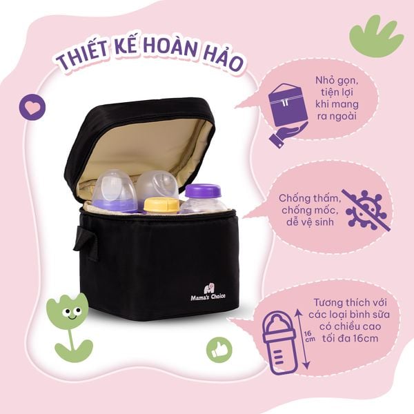 Túi giữ nhiệt được thiết kế nhỏ gọn