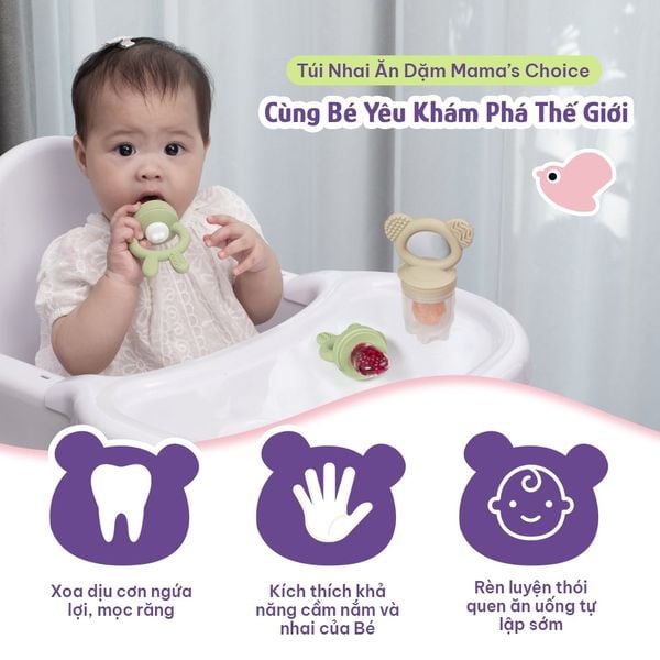 Túi nhai Mama’s Choice cùng bé khám phá thế giới