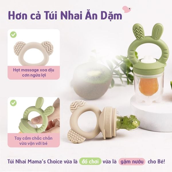 Vừa ăn vừa chơi cùng với Túi nhai Mama’s Choice