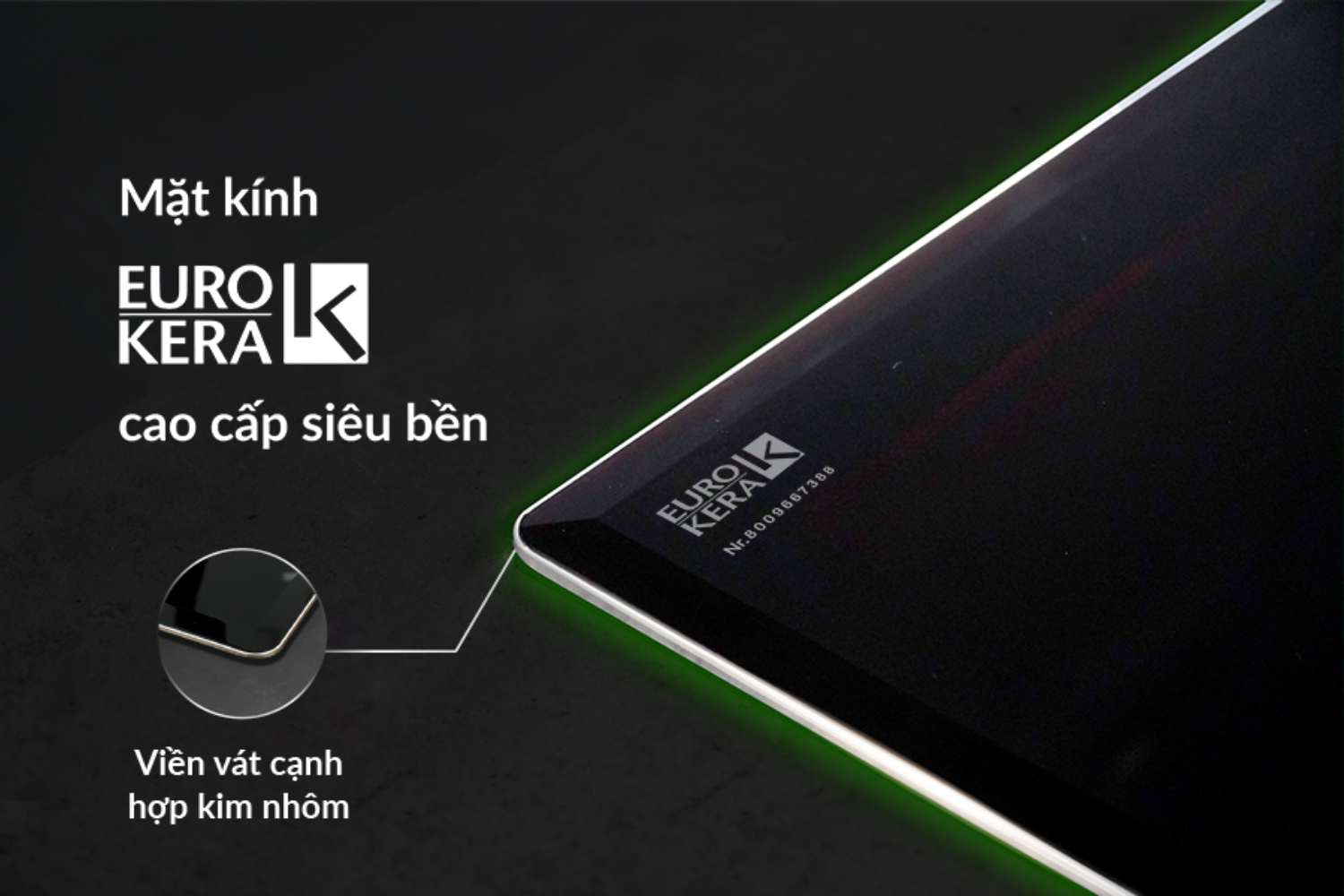 Bếp Điện Từ Kết Hợp Hồng Ngoại Eurosun EU-TE388Max Sở Hữu Mặt Kính Eurokera