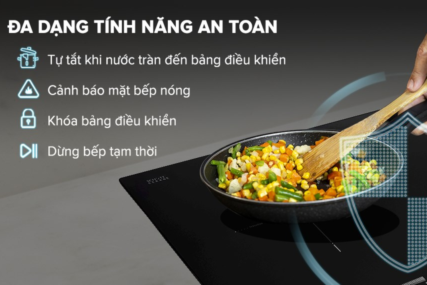 Hafele HC-I2732A được trang bị đầy đủ các tính năng an toàn