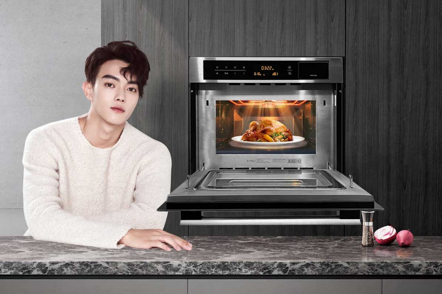 Eurosun OMS36EG được thiết kế theo kiểu dáng lắp âm, giúp tối ưu diện tích