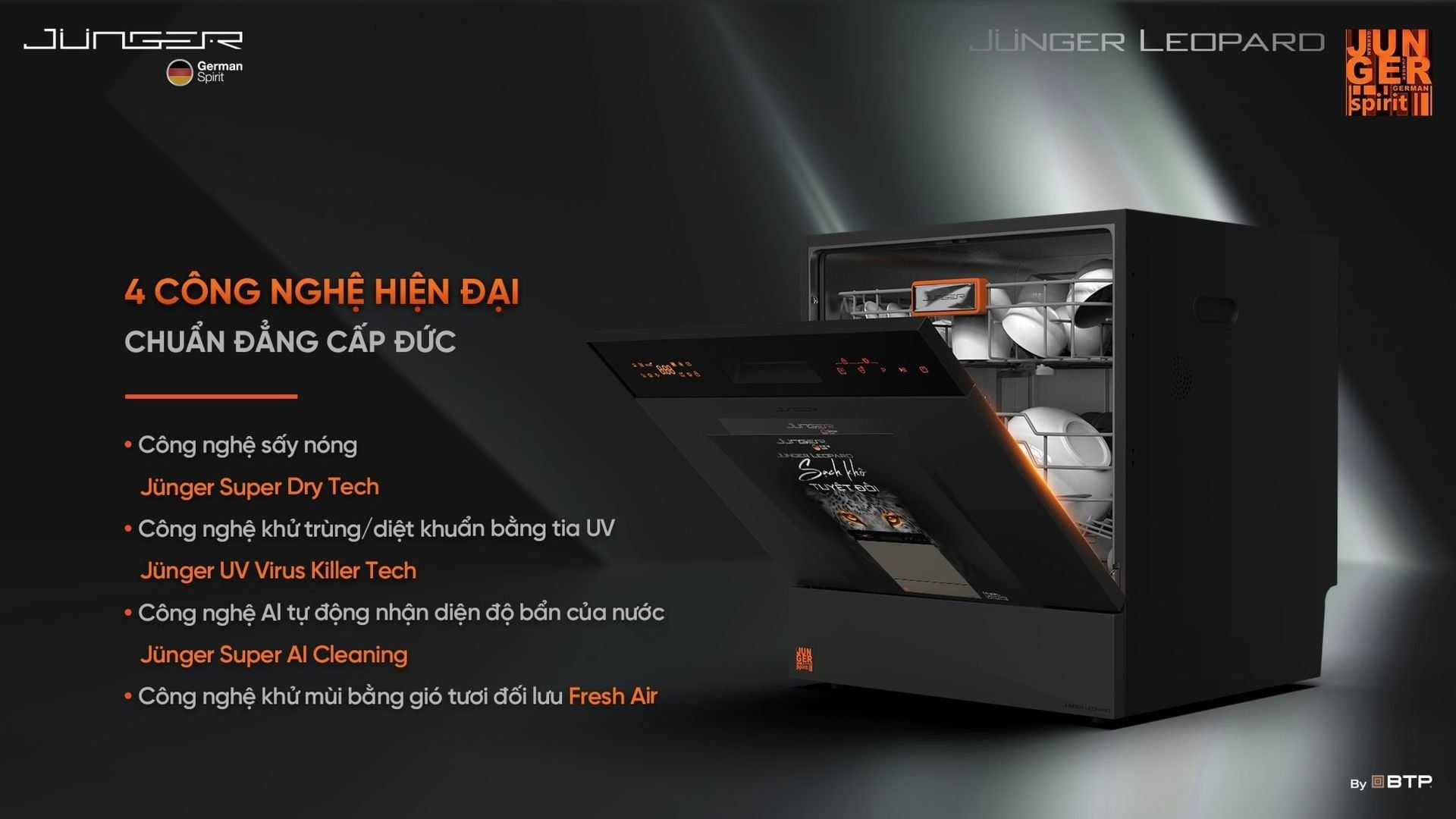 Kết hợp 4 công nghệ hiện đại chuẩn đẳng cấp Đức