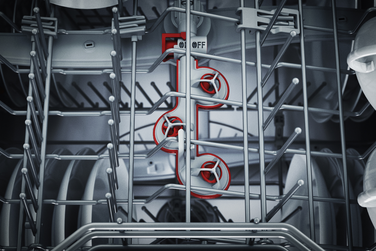 Trang bị hệ thống vòi phun thuỷ lực, nâng cao quá trình rửa