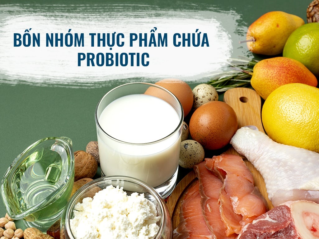 Bốn nhóm thực phẩm chứa probiotic