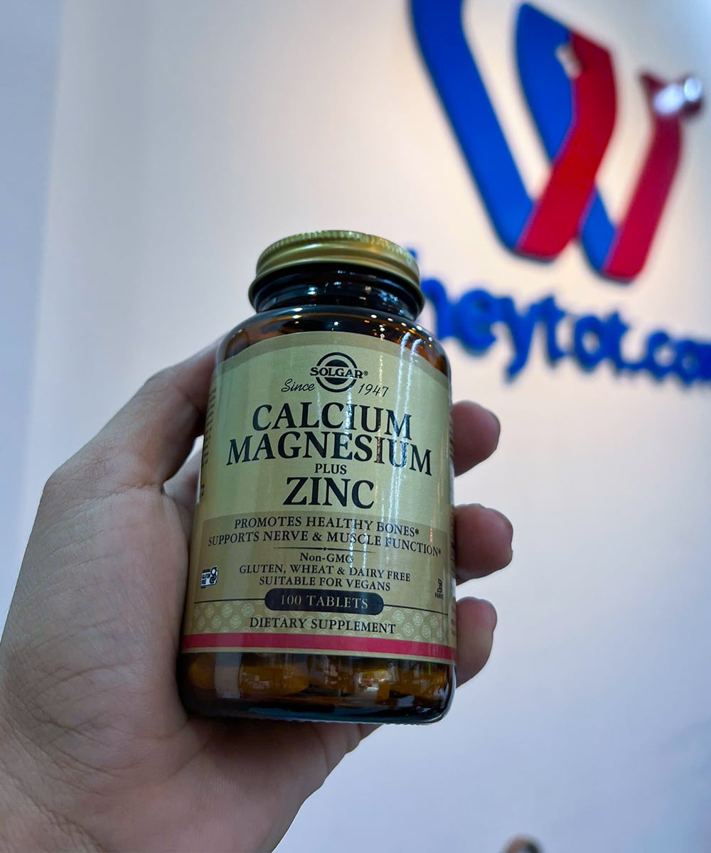 Calcium Magnesium Plus Zinc Giúp Xương Chắc Khỏe (Chai 100 viên)