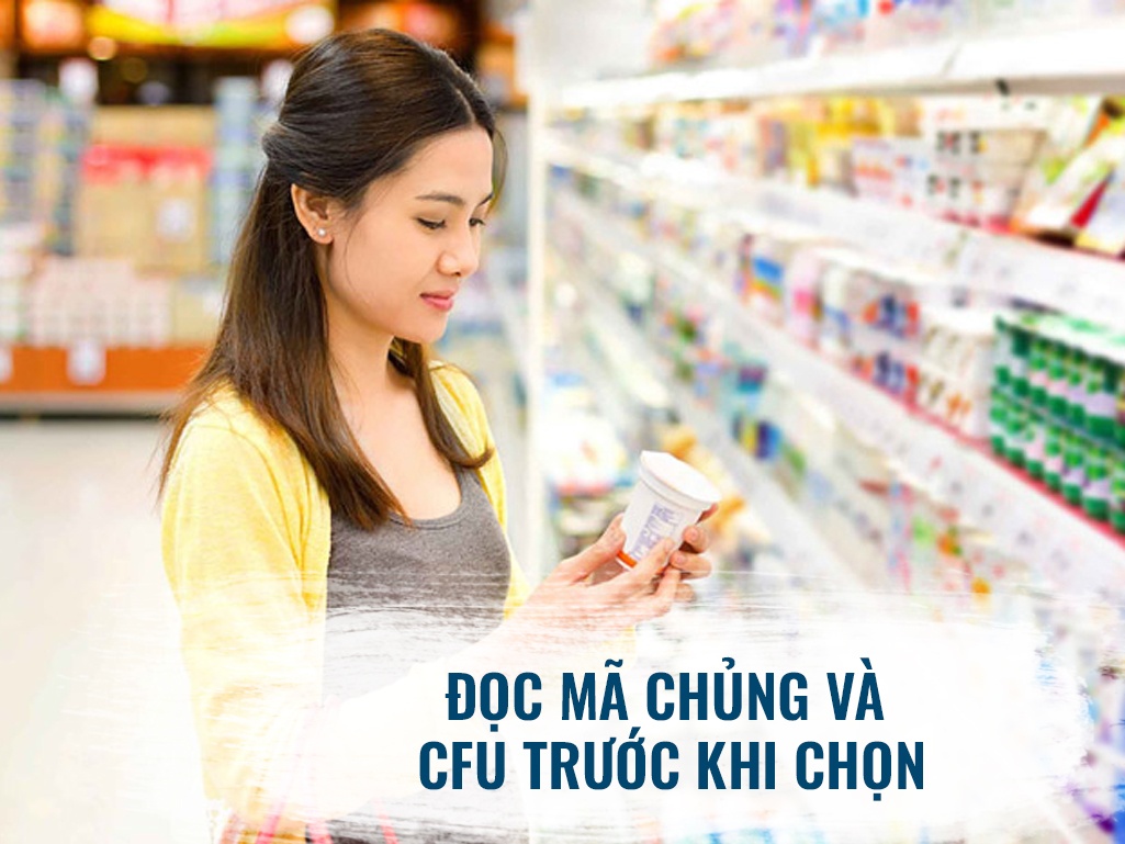 Đọc mã chủng và CFU trước khi chọn