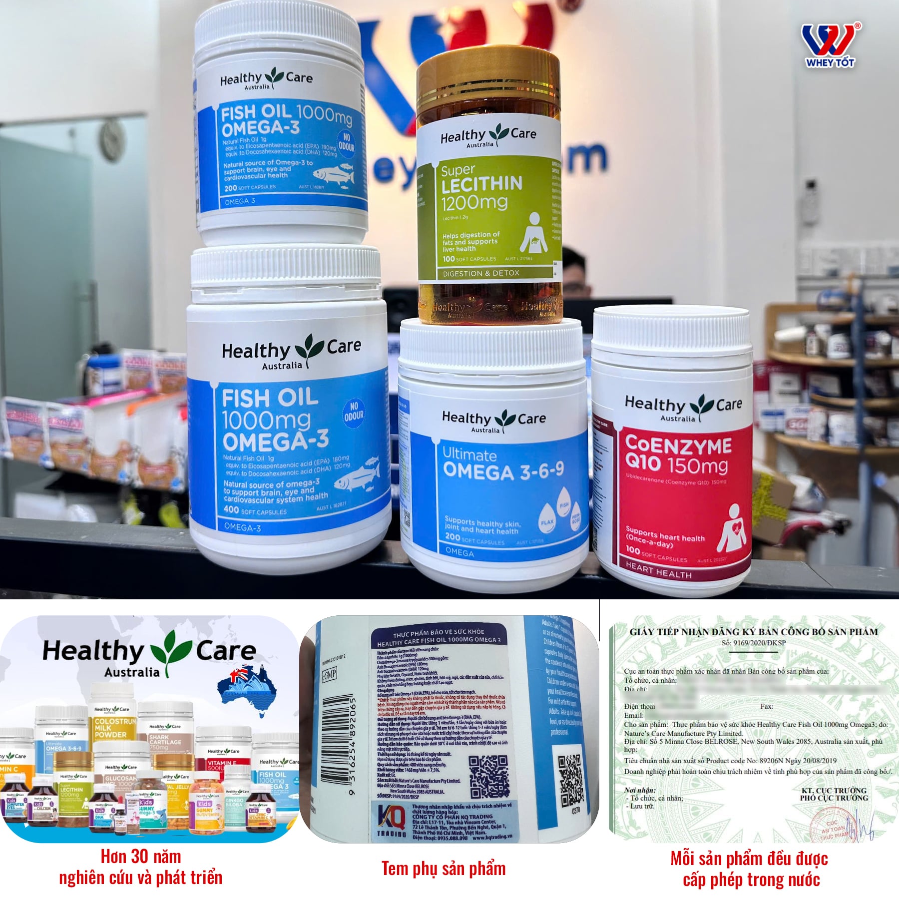 Healthy Care Sụn Cá Shark Cartilage 750mg 200 Viên | Hỗ Trợ Xương Khớp