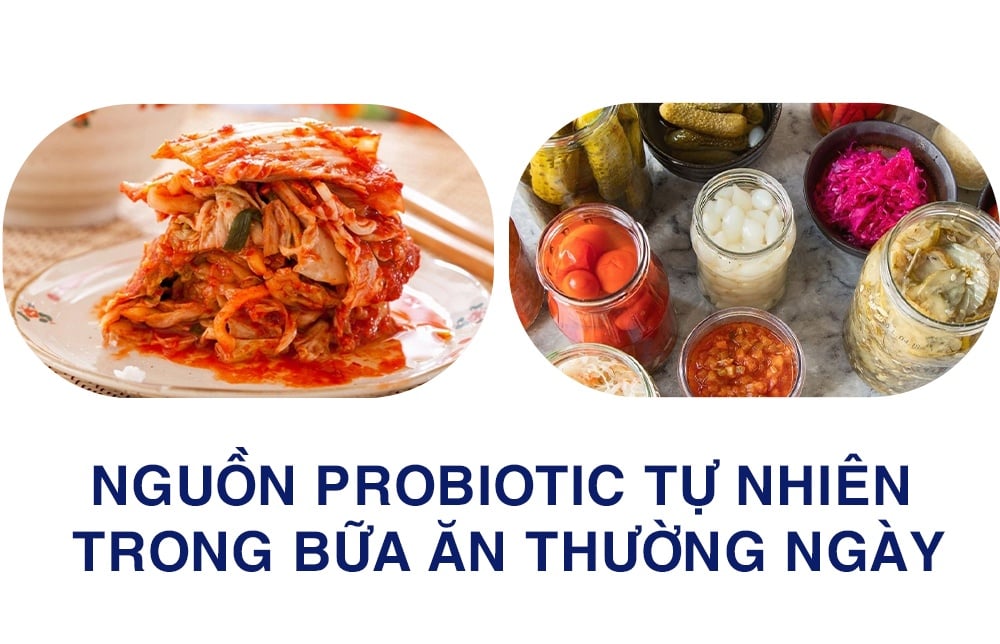 Thực phẩm lên men là nguồn probiotic tự nhiên