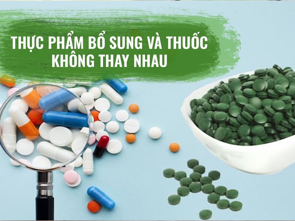 bổ trợ và thuốc không thay nhau