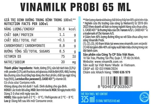 Vinamilk Probi 65 ml
