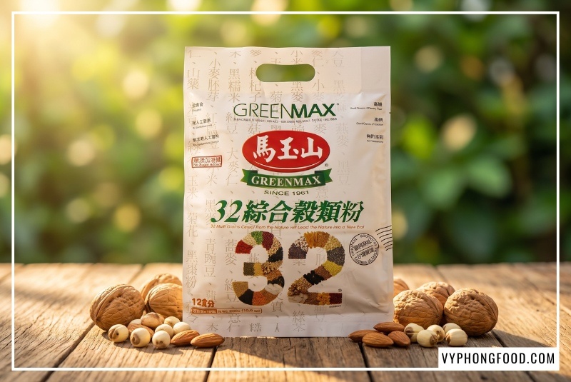 Mua ngũ cốc ăn kiêng Đài Loan nhập khẩu chính ngạch thương hiệu Greenmax tại Vy Phong Food. Giải pháp dinh dưỡng lành mạnh, Non-GMO, tốt cho vóc dáng.