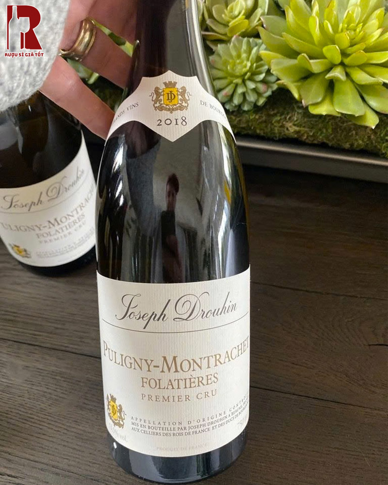 Bảo Quản Rượu Vang Pháp Trắng Joseph Drouhin Puligny Montrachet Folatieres Premier Cru