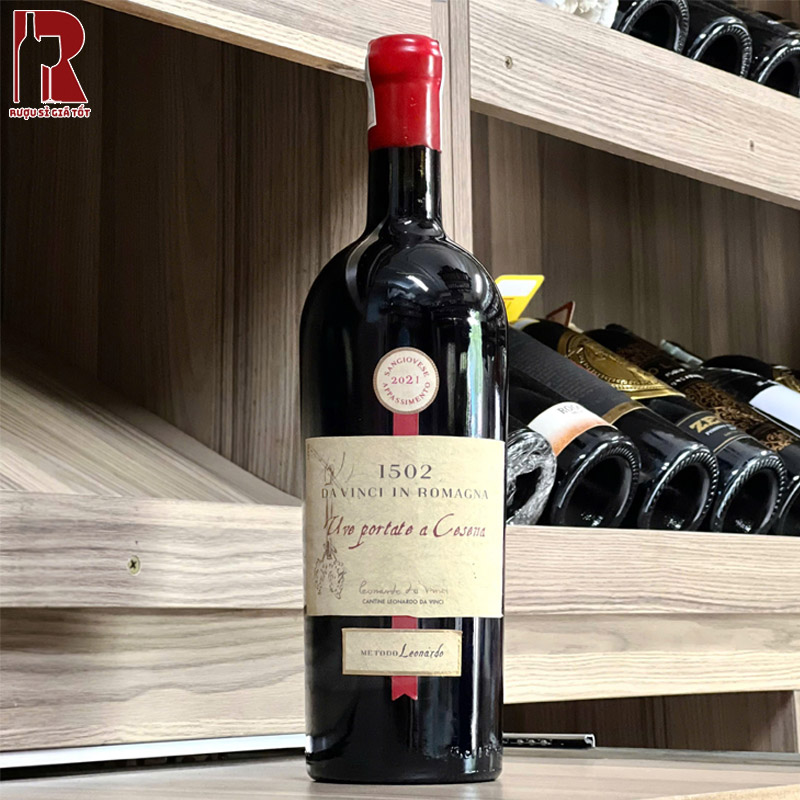 Rượu Vang Ý Đỏ 1502 Da Vinci Romagna Uve Portate A Cesena nhập khẩu