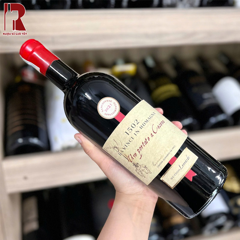Rượu Vang Ý Đỏ 1502 Da Vinci Romagna Uve Portate A Cesena nhập khẩu chính hãng