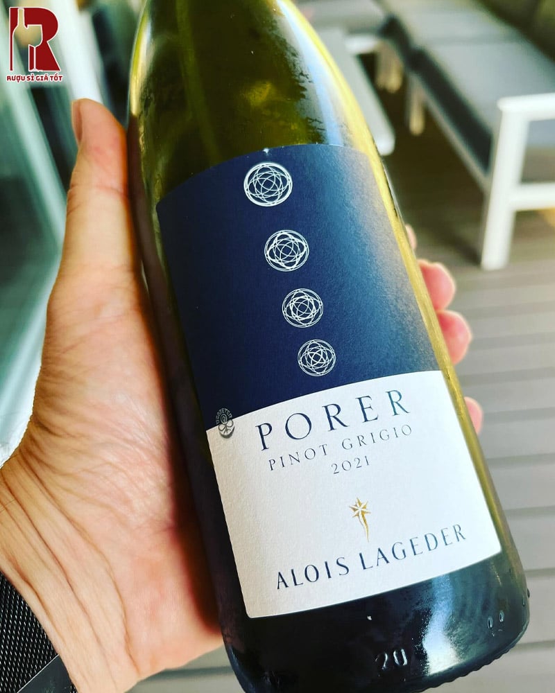Rượu Alois Lageder Porer Pinot Grigio Vigneti delle Thơm Ngon
