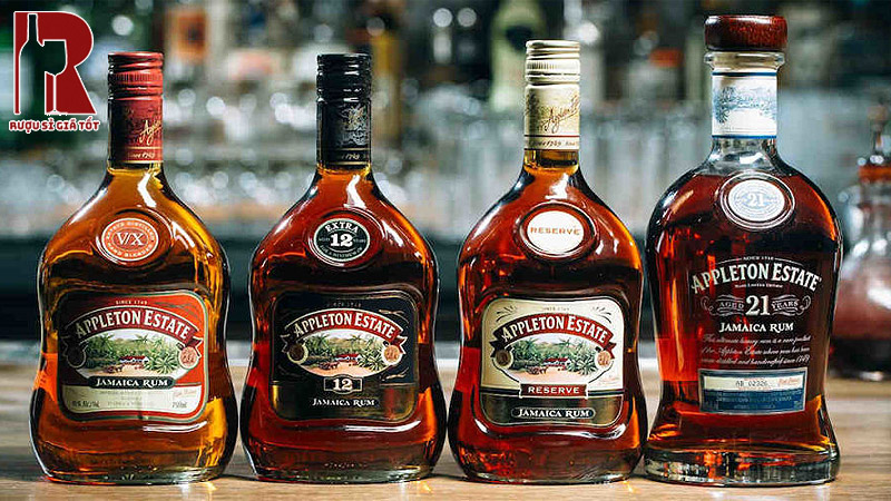 Appleton Rum được sản xuất với quy trình khép kín tại chính điền trang Appleton Estate ở Jamaica