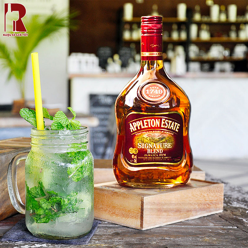 Appleton Rum Estate Signature Blend có cấu trúc cân bằng giữa vị ngọt mật mía và hậu vị mượt