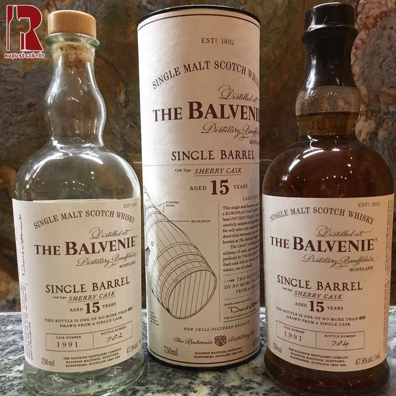 Rượu Balvenie 15 Năm Single Barrel nhập khẩu giá rẻ chính hãng