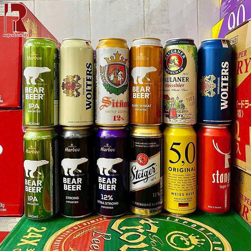 Bia Đức với nhiều thương hiệu, phù hợp với nhu cầu thưởng thức nhẹ nhàng đến đậm đà