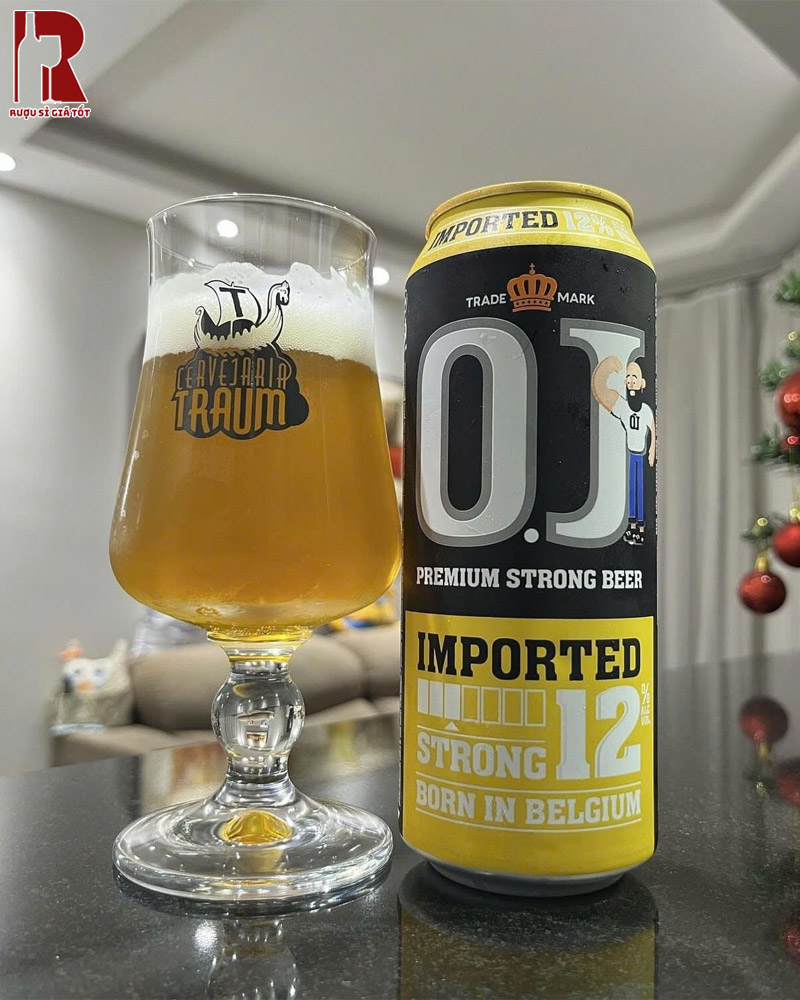Uống Bia OJ Strong Imported 12% Chuẩn Vị