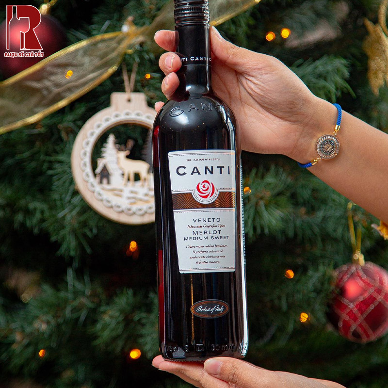 Rượu Canti Merlot Medium Sweet Cao Cấp
